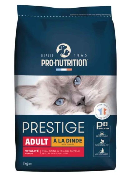 Pro Nutrition Prestige Cat Adult Turkey 2kg